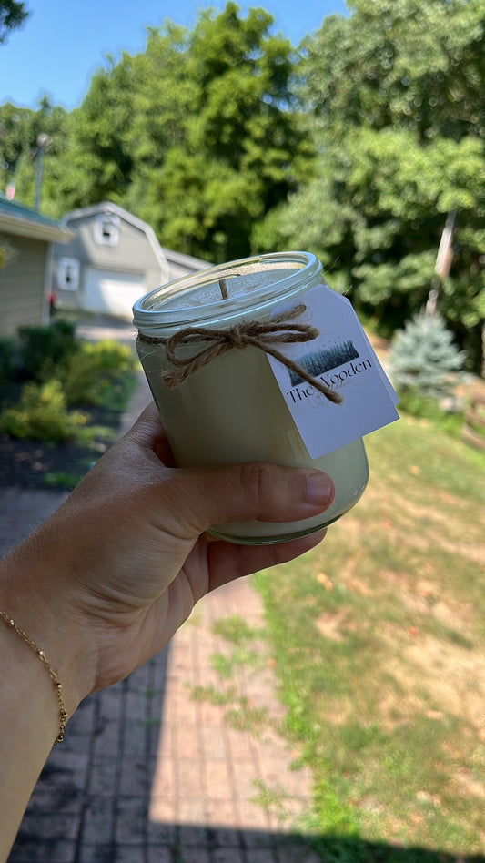 8oz Glass Jar with Lid